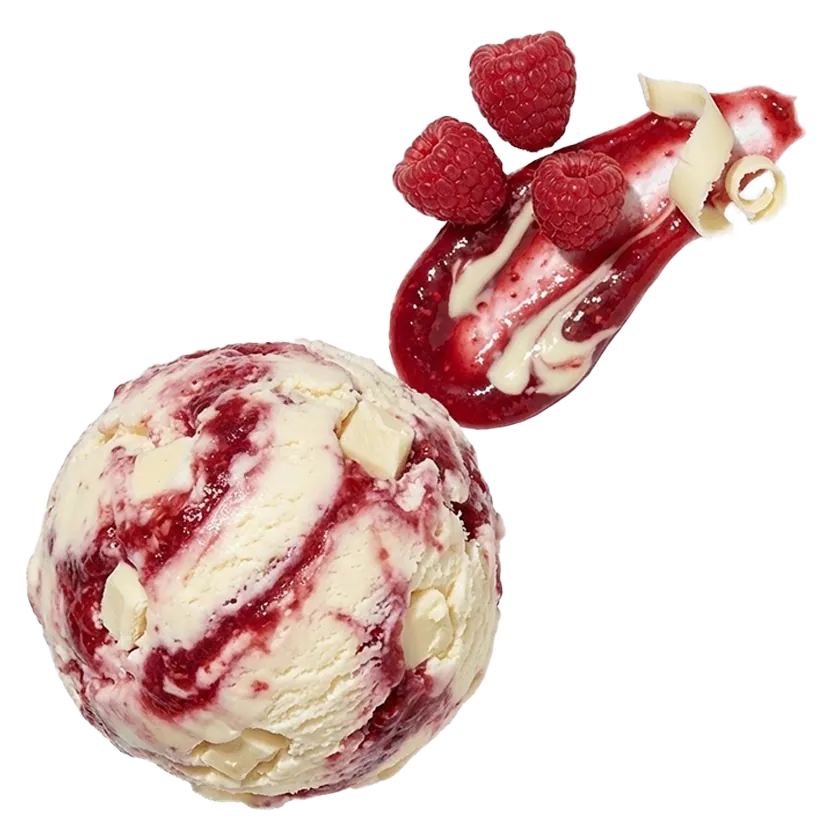 Framboos & witte chocolade